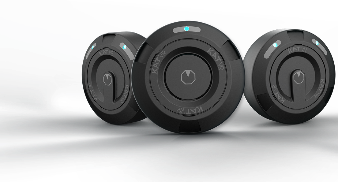 Three KAT loco VR locomotion sensors